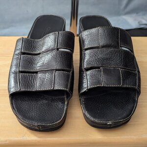 VINTAGE Black Cole Haan Leather Slip-Ons Size US7.5M